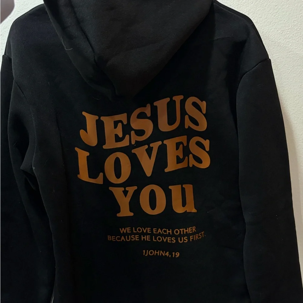 Jesus Loves You Sweatshirt - Picture 3 of 6